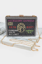Load image into Gallery viewer, Accessory Express Rhinestone Clutch Purse
