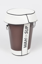 Load image into Gallery viewer, Black Coffee Cup Mini Purse
