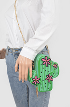 Load image into Gallery viewer, Cutie Cactus Mini Purse
