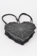 Load image into Gallery viewer, Webbed Heart Convertible Backpack Purse
