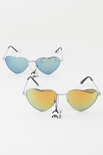 Load image into Gallery viewer, Delicate Mirrored Heart Sunglasses- More Styles Available!
