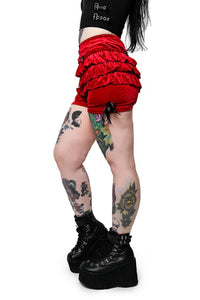 Red Velvet Rosemary Bloomer Shorts