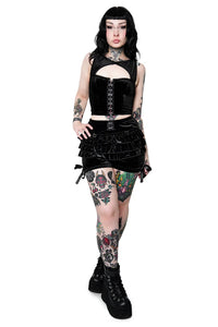 Black Velvet Rosemary Bloomer Shorts