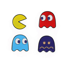 Load image into Gallery viewer, PAC-MAN Classic Characters 4 Piece Enamel Pin Set
