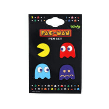 Load image into Gallery viewer, PAC-MAN Classic Characters 4 Piece Enamel Pin Set
