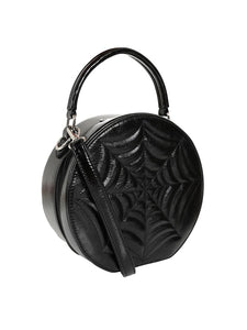 Tara Spiderweb Stitch Hatbox Style Purse