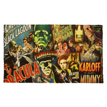 Load image into Gallery viewer, Universal Monsters Film Covers Door Mat
