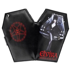 Elvira Macabre Mobile Coffin Wallet