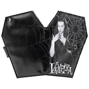 Vampira Cobweb Coffin Wallet