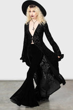 Load image into Gallery viewer, Woes Night Velvet Burnout Duster
