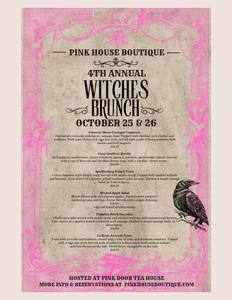 Witches Brunch Hosted @ The Pink Door Tea House October 26th, 2025
