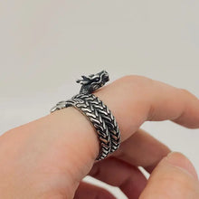 Load image into Gallery viewer, Dragon Wrap Ring
