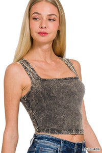 Ash Sleeveless Crop Top