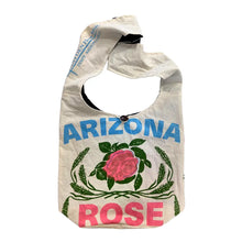 Load image into Gallery viewer, Rose Print Cotton Hobo Sling Bag
