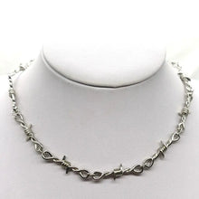Load image into Gallery viewer, Punky Barbed Wire Chain Necklace

