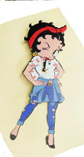 Load image into Gallery viewer, Betty Boop Attitude Swinging Legs Wall Clock
