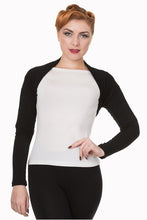 Load image into Gallery viewer, Black Classic Bolero Cardigan
