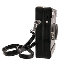 Load image into Gallery viewer, Black Retro Camera Purse

