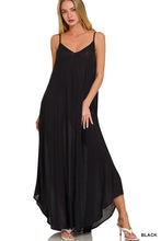 Load image into Gallery viewer, Black Sleeveless Maxi Dress
