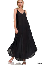 Load image into Gallery viewer, Black Sleeveless Maxi Dress
