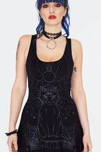 Load image into Gallery viewer, Mystic Cat Tie Back Tunic Top

