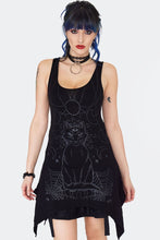 Load image into Gallery viewer, Mystic Cat Tie Back Tunic Top
