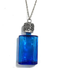 Load image into Gallery viewer, Blue Glass Bottle Necklace
