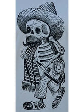 Load image into Gallery viewer, Borracho Skeleton T-Shirt
