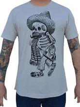 Load image into Gallery viewer, Borracho Skeleton T-Shirt
