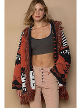 Load image into Gallery viewer, Brick Fringed Sweater
