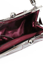 Load image into Gallery viewer, Burgundy Elvira Shimmer Purse
