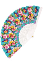 Load image into Gallery viewer, Butterfly Frenzy Hand Fan- More Colors Available!
