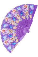 Load image into Gallery viewer, Butterfly Frenzy Hand Fan- More Colors Available!
