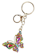 Load image into Gallery viewer, Butterfly Bling Rhinestone Keychain Bag Charm- More Styles Available!
