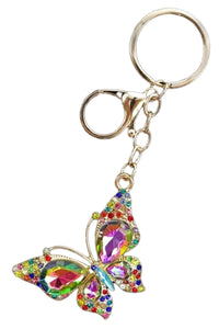 Butterfly Bling Rhinestone Keychain Bag Charm- More Styles Available!