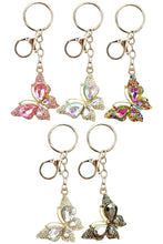 Load image into Gallery viewer, Butterfly Bling Rhinestone Keychain Bag Charm- More Styles Available!

