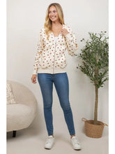 Load image into Gallery viewer, Strawberry Zip-Up Hoodie Jacket
