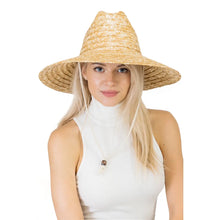 Load image into Gallery viewer, Cattleman Crown Dome Wheat Straw Hat
