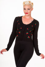 Load image into Gallery viewer, Drive Me Crazy Cherry Cardigan
