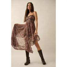 Load image into Gallery viewer, Dreams Chiffon Floral Asymmetrical Dress
