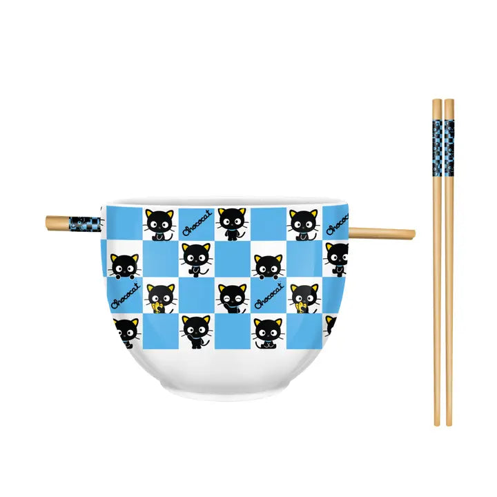 Chococat Checker Pattern Ramen Bowl – Pink House Boutique