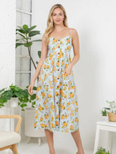 Load image into Gallery viewer, Spring Citrus Cami Maxi Dress
