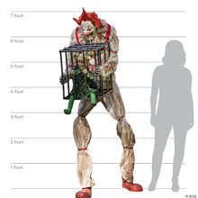 Load image into Gallery viewer, Cagey the Clown Animatronic Halloween Decoration
