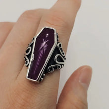 Load image into Gallery viewer, Zombie Coffin Statement Ring
