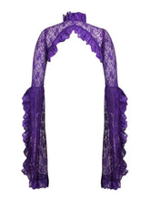 Load image into Gallery viewer, Amethyst Lace Shrug Bolero
