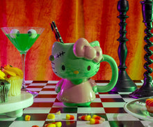 Load image into Gallery viewer, Hello Kitty Frankenstein Pink Dress Sculpted Mug

