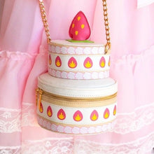 Load image into Gallery viewer, Strawberry Tiered Cake Purse
