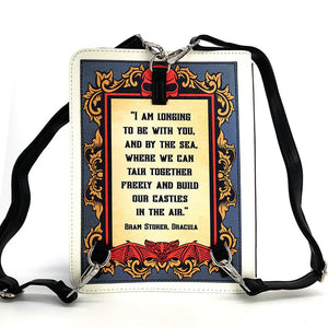 Frankenstein and his Bride Book Backpack