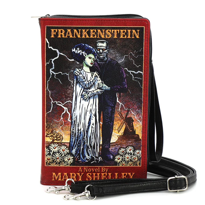 Frankenstein and his Bride Book Purse