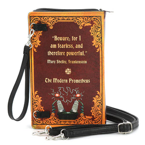 Frankenstein and his Bride Book Purse